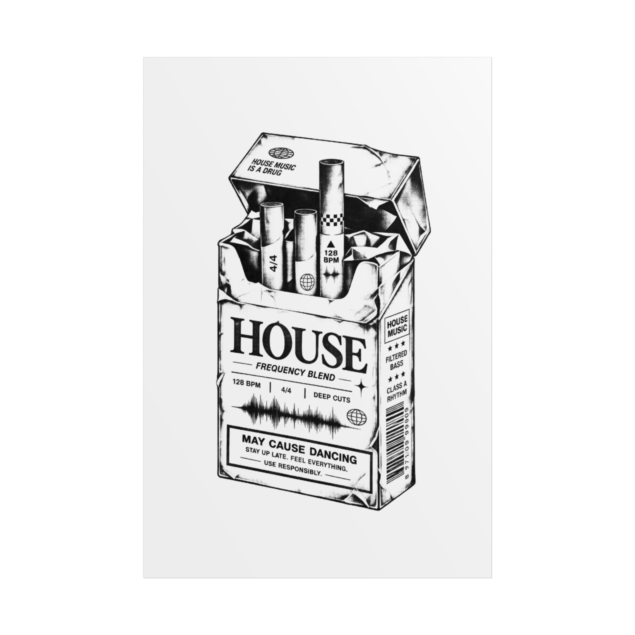 HOUSE CIGARETTE POSTER