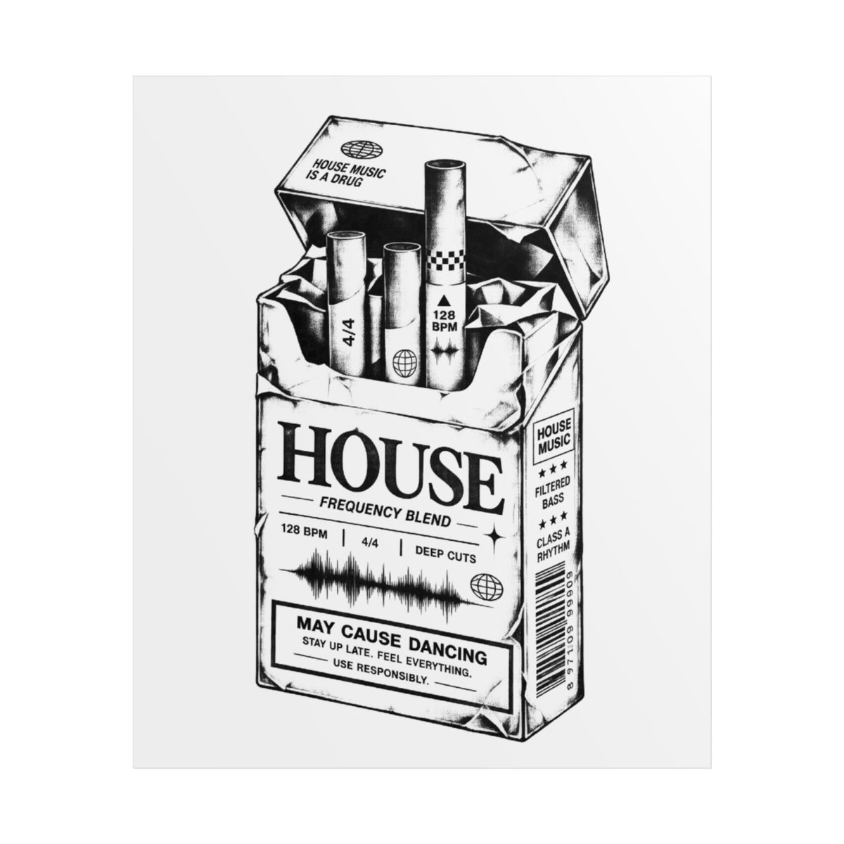 HOUSE CIGARETTE POSTER