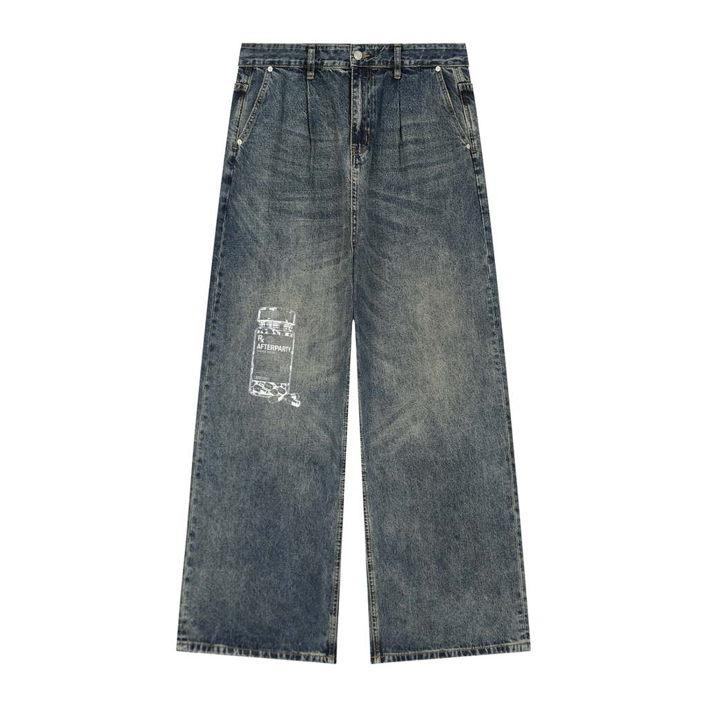 AFTERPARTY PILLS DENIM WASHED BLUE