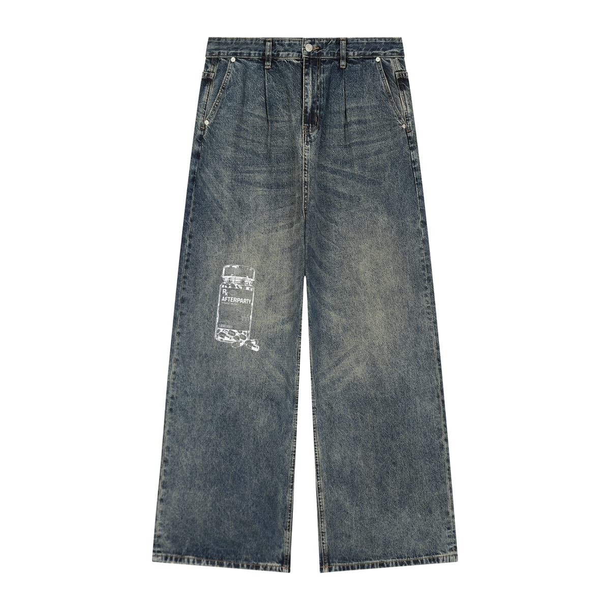 AFTERPARTY PILLS DENIM WASHED BLUE
