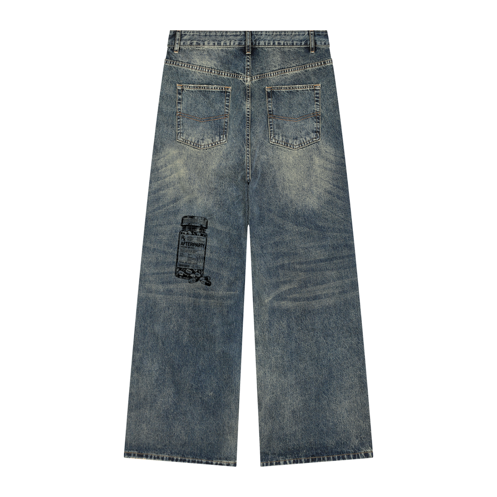 AFTERPARTY PILLS DENIM WASHED BLUE