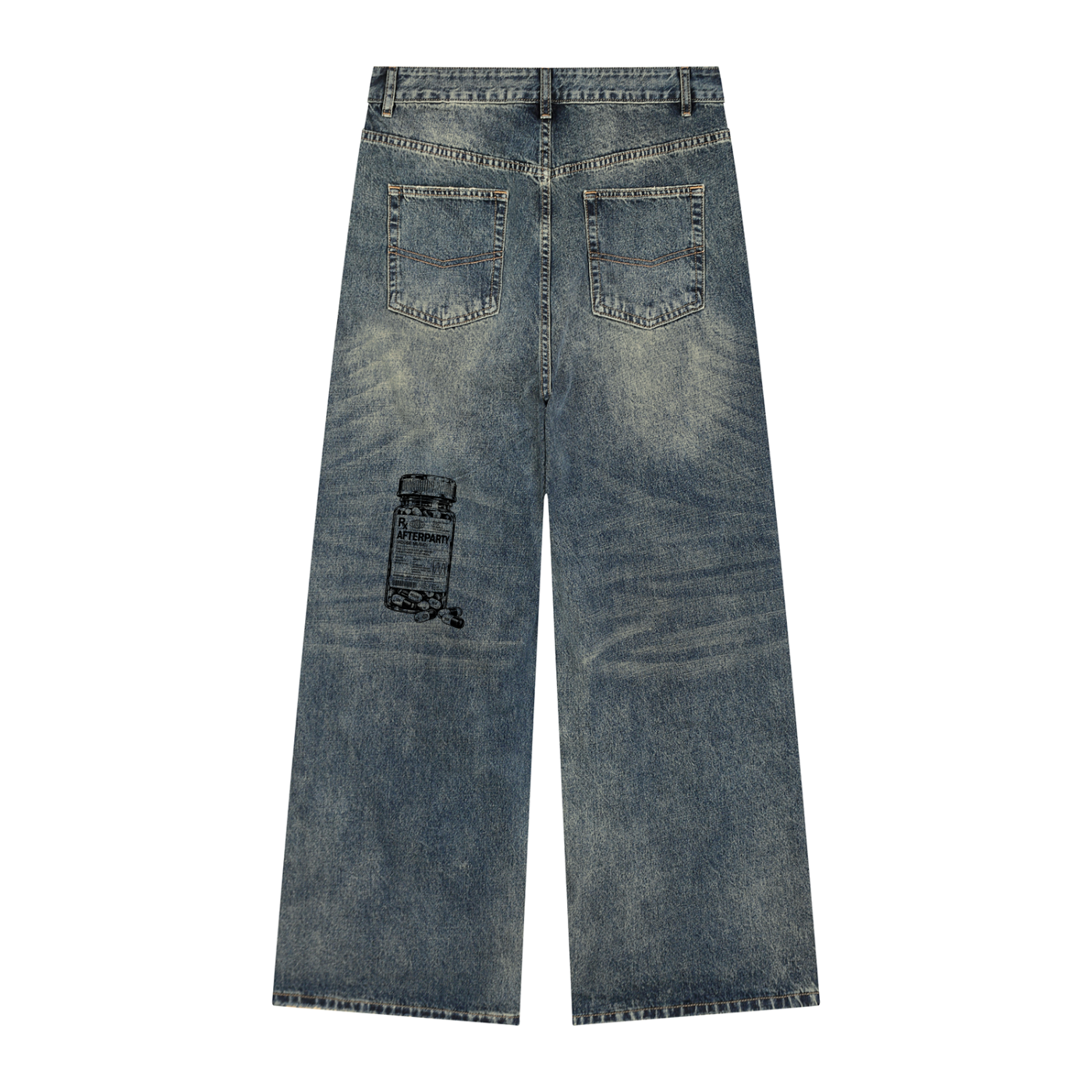 AFTERPARTY PILLS DENIM WASHED BLUE