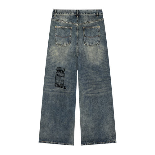 AFTERPARTY PILLS DENIM WASHED BLUE