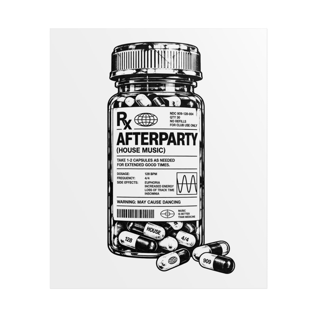 AFTERPARTY PILLS POSTER