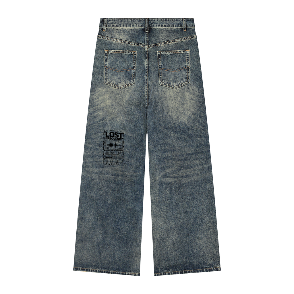 LOST FREQ DENIM WASHED BLUE