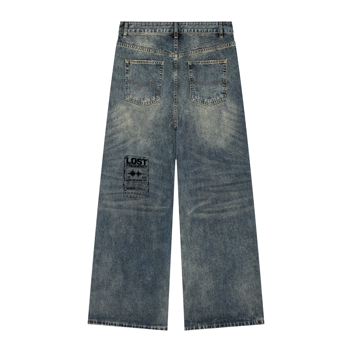 LOST FREQ DENIM WASHED BLUE