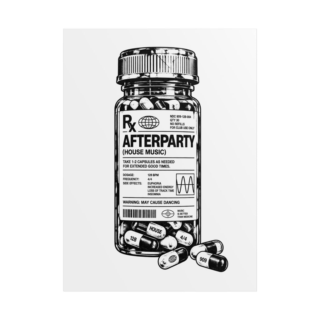 AFTERPARTY PILLS POSTER
