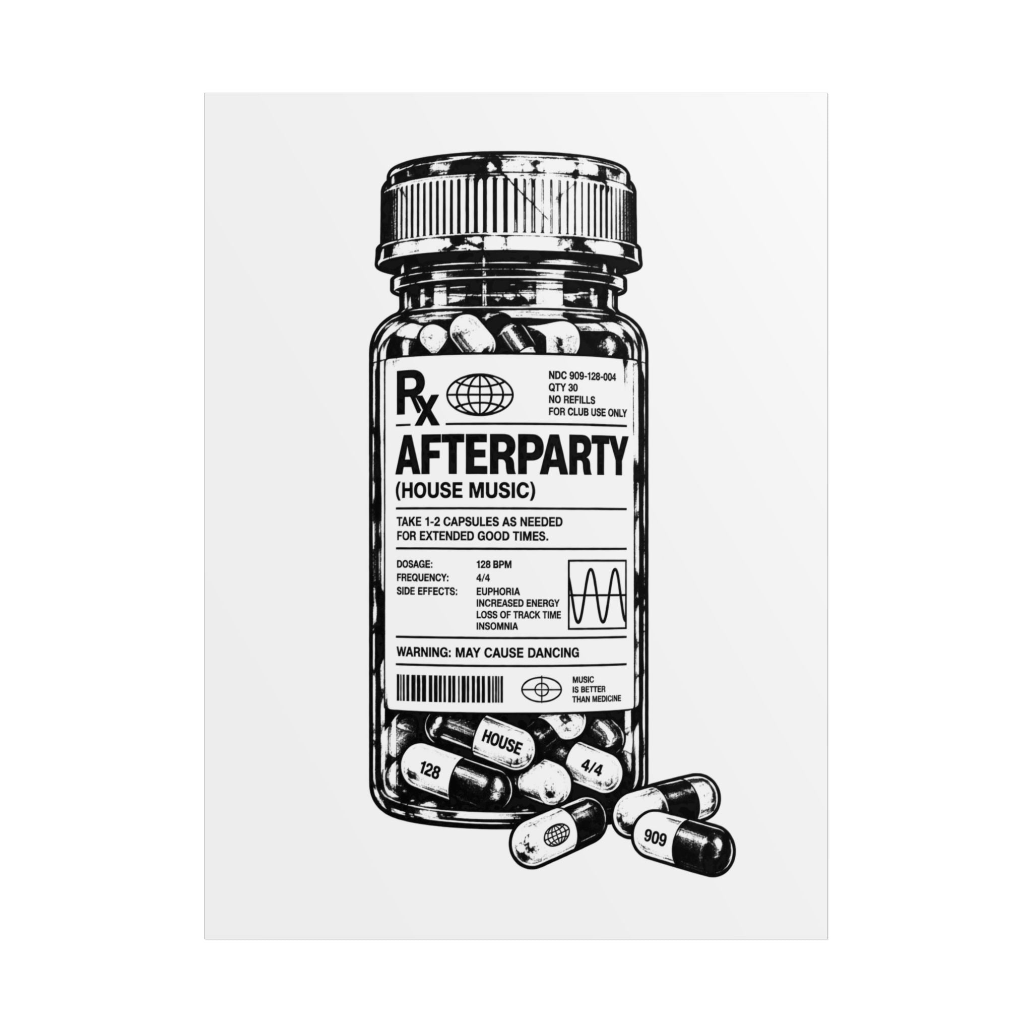 AFTERPARTY PILLS POSTER