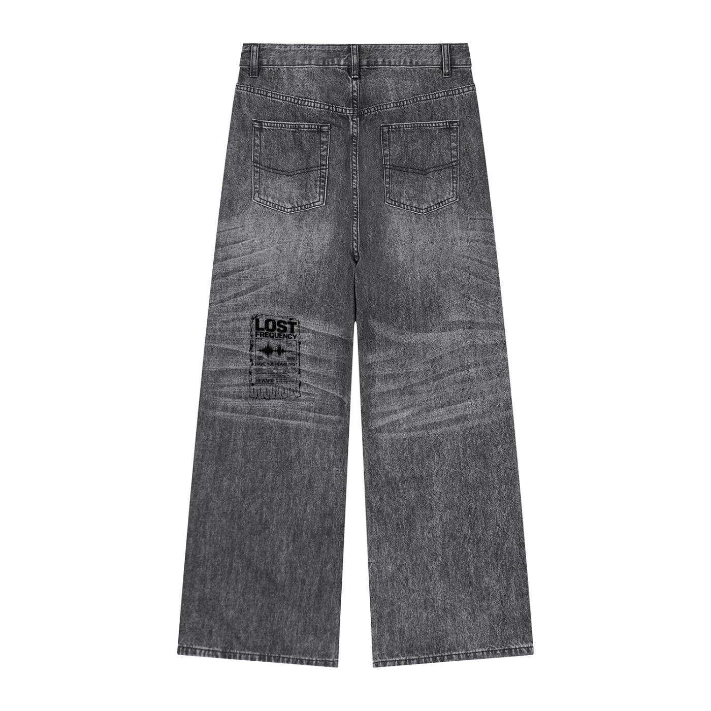 LOST FREQ DENIM WASHED BLACK