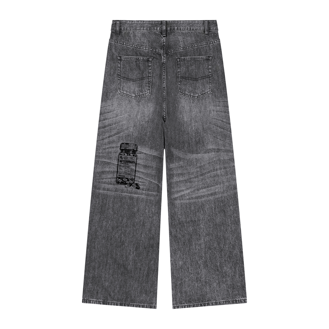 AFTERPARTY PILLS DENIM WASHED BLACK